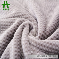 Mulinsen Textile Two Side Catonic Plain Dyed Jacquard Polyester Soft Velvet Fabric Manufacturers